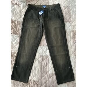 Chinatown Market Double Knee Lightweight Dyed Pants Size 34 Brown